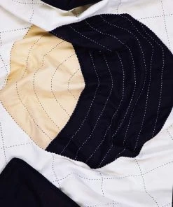 Anchal Home Goods Small Crescent Lattice Throw Quilt