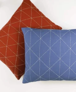 Anchal Home Goods Graph Small Throw Pillow - Slate