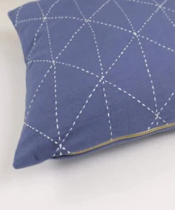 Anchal Home Goods Graph Small Throw Pillow - Slate