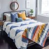 Anchal Triangle Duvet Cover - Slate