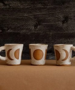 Anne Gates Studio Lunar Phase Ceramic Mug Drinkware
