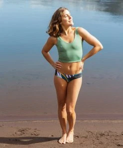 Sensi Graves Annette Recycled Crop Top Activewear + Athleisure