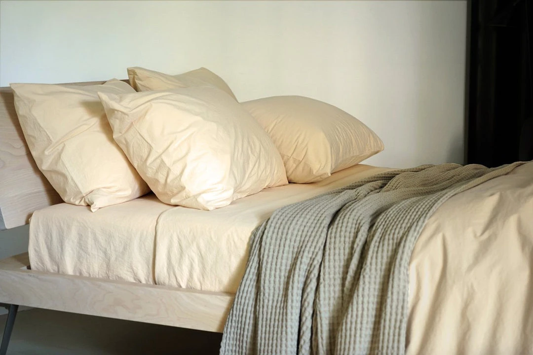 Area Home Home Goods Anton Percale Duvet Cover - Ginger Area Home Home Goods Anton Percale Duvet Cover - Ginger