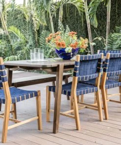 Masaya & Co. Furniture Apanas Slatted Top Outdoor Bench