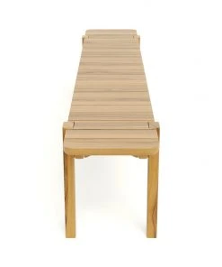Masaya & Co. Furniture Apanas Slatted Top Outdoor Bench