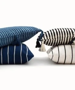 Archive New York Antigua Lumbar Pillow - Black + White