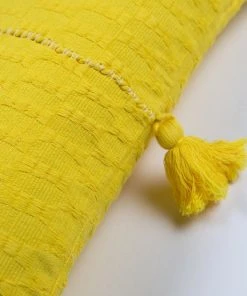 Archive New York Home Goods Antigua Lumbar Pillow - Bright Yellow