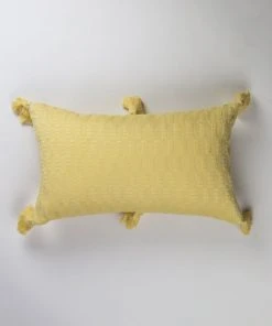 Archive New York Home Goods Antigua Lumbar Pillow - Butter Yellow