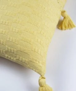 Archive New York Home Goods Antigua Lumbar Pillow - Butter Yellow