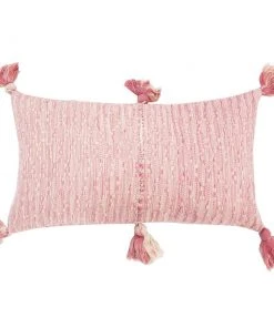 Archive New York Antigua Lumbar Pillow - Faded Pink