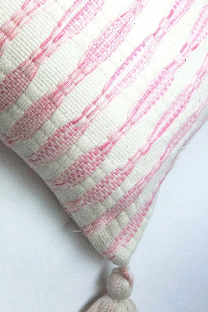 Archive New York Home Goods Antigua Lumbar Pillow- Faded Pink Striped Archive New York Home Goods Antigua Lumbar Pillow- Faded Pink Striped