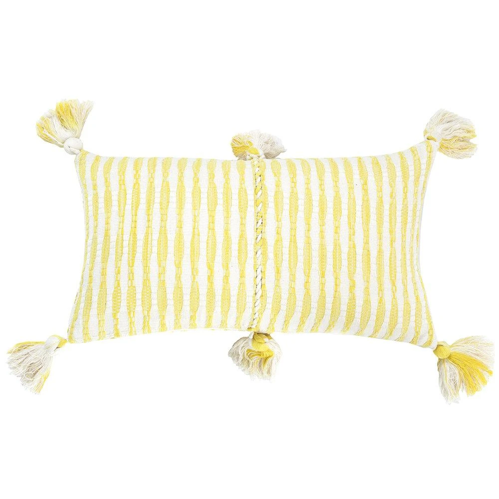 Archive New York Antigua Lumbar Pillow - Faded Yellow Striped Home Goods Archive New York Antigua Lumbar Pillow - Faded Yellow Striped Home Goods