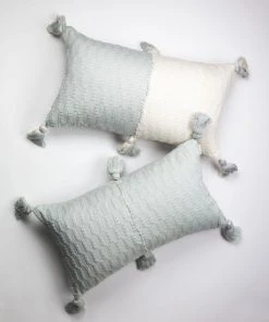 Archive New York Home Goods Antigua Lumbar Pillow - Gray