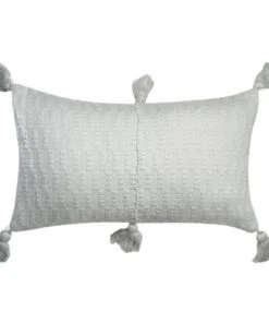 Archive New York Home Goods Antigua Lumbar Pillow - Gray