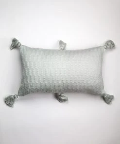 Archive New York Home Goods Antigua Lumbar Pillow - Gray