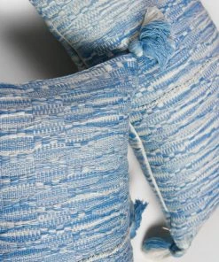 Archive New York Home Goods Antigua Lumbar Pillow - Ocean Blue Tie Dye