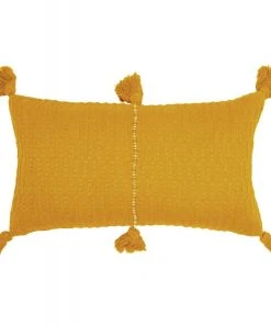 Archive New York Antigua Lumbar Pillow - Ochre
