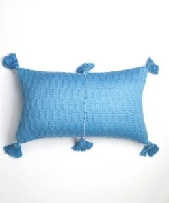 Archive New York Home Goods Antigua Lumbar Pillow - Sky Blue