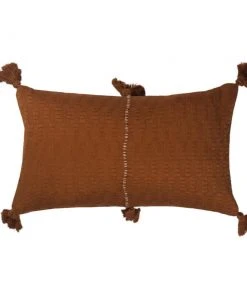Archive New York Home Goods Antigua Lumbar Pillow - Umber