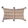 Archive New York Antigua Lumbar Pillow - Umber Striped