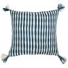 Archive New York Home Goods Antigua Throw Pillow - Dark Teal Striped