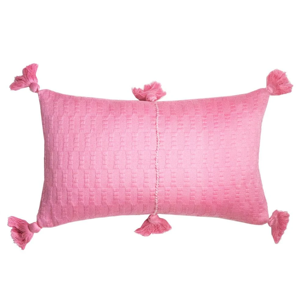 Archive New York Antigua Lumbar Pillow - Bubblegum Pink 1 Archive New York Antigua Lumbar Pillow - Bubblegum Pink