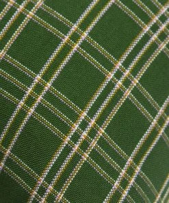 Archive New York Chiapas Plaid Lumbar Pillow - Forest Green