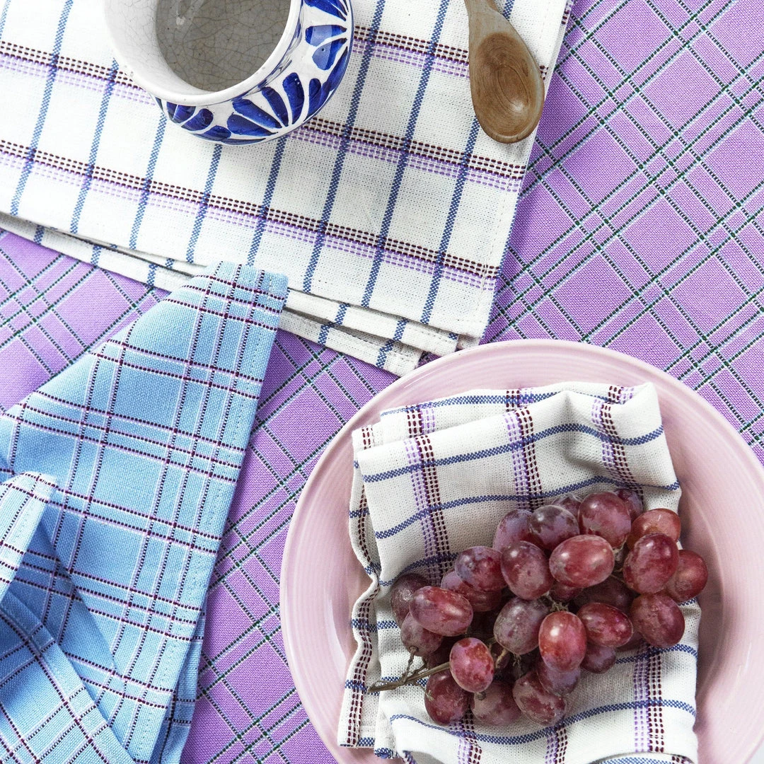 Archive New York Chiapas Plaid Napkin Set Archive New York Chiapas Plaid Napkin Set