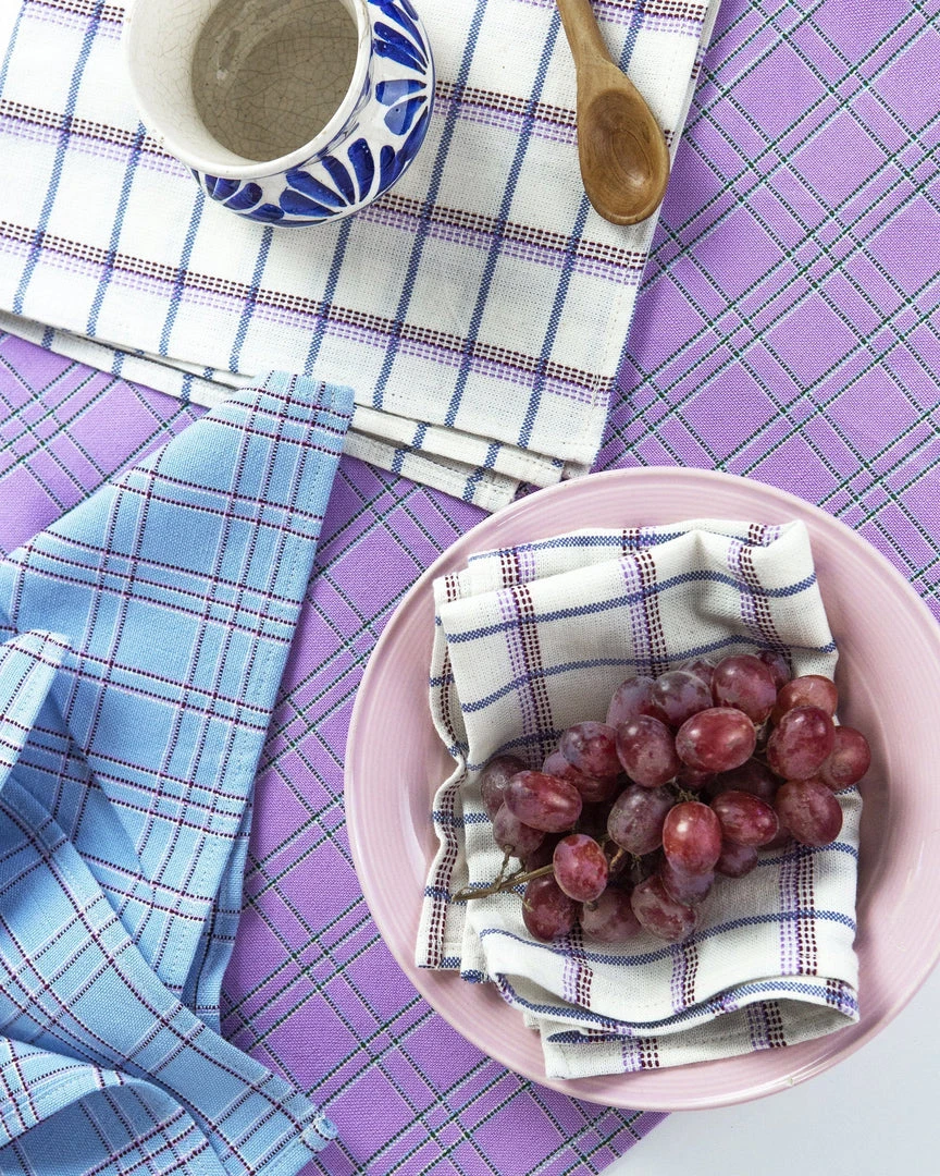 Archive New York Chiapas Plaid Placemat Set Archive New York Chiapas Plaid Placemat Set