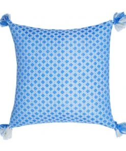 Archive New York Comalapa Throw Pillow - Sky Blue