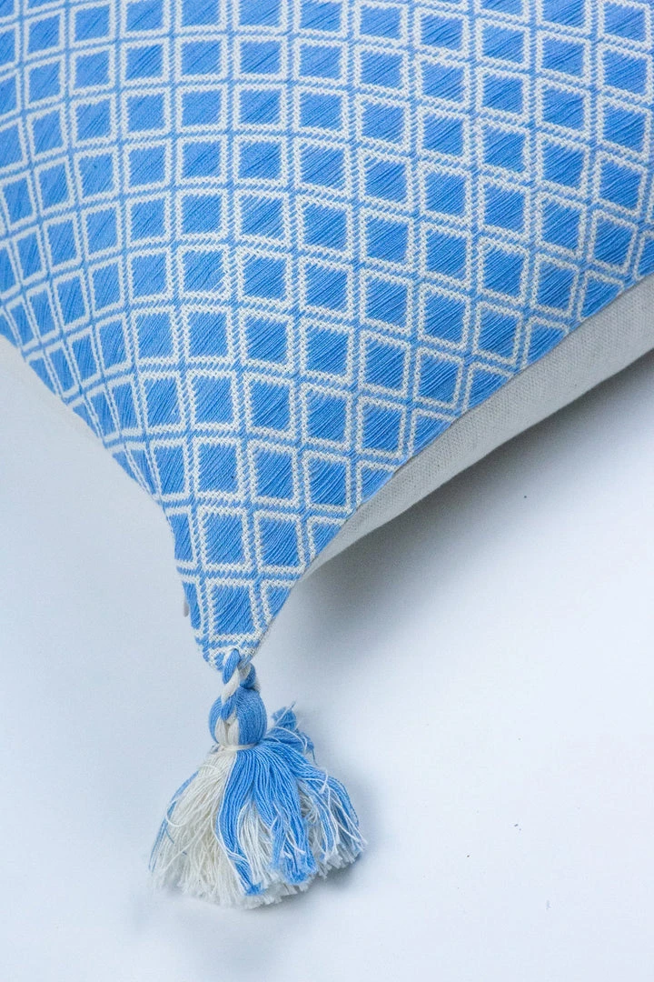 Archive New York Comalapa Throw Pillow - Sky Blue Archive New York Comalapa Throw Pillow - Sky Blue