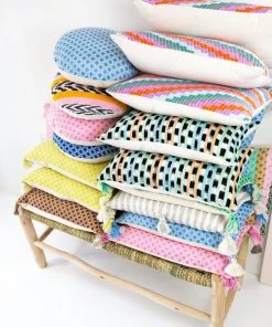 Archive New York Home Goods Comalapa Lumbar Pillow - Sky Blue