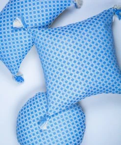 Archive New York Home Goods Comalapa Lumbar Pillow - Sky Blue