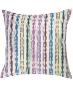 Archive New York Manuela Jaspé Gray Rainbow Throw Pillow Home Goods