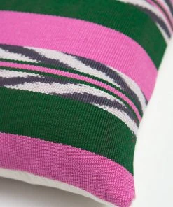 Archive New York Home Goods Palm Ikat Lumbar Pillow