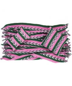 Archive New York Palm Ikat Throw Pillow