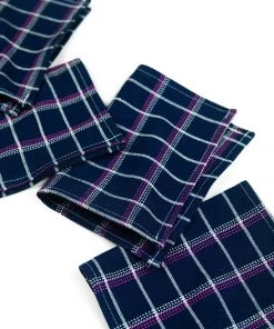 Archive New York San Lucas Plaid Cocktail Napkin Set