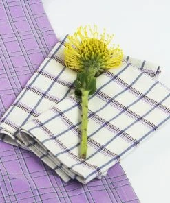 Archive New York San Lucas Plaid Napkin Set Kitchen + Dining 3 Archive New York San Lucas Plaid Napkin Set Kitchen + Dining