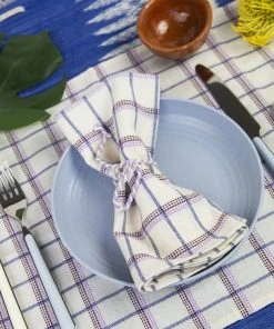 Archive New York San Lucas Plaid Napkin Set Kitchen + Dining 5 Archive New York San Lucas Plaid Napkin Set Kitchen + Dining