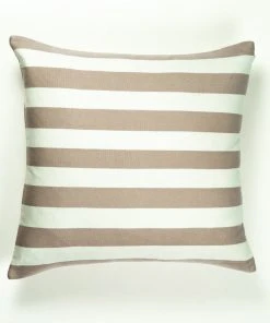 Archive New York Santiago Cabana Stripe Throw Pillow - Tan Home Goods
