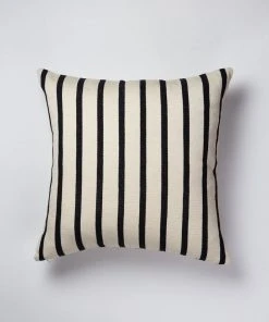 Archive New York Santiago Grid Throw Pillow - Black + White Home Goods