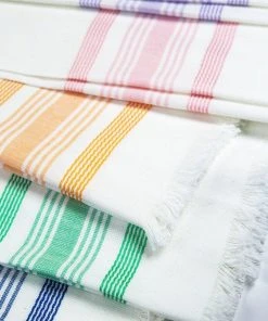 Archive New York White + Pink Kitchen Towel