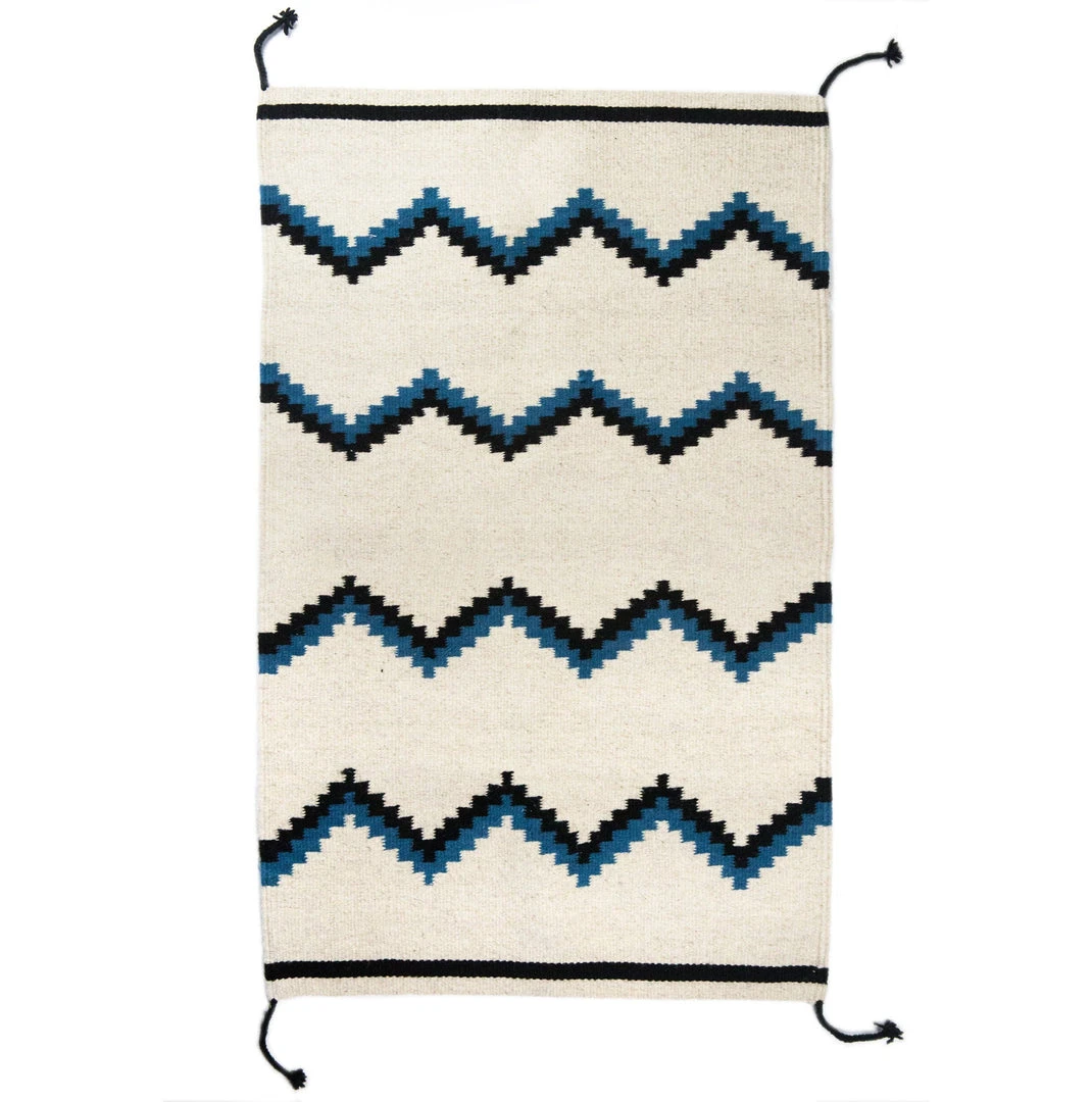 Archive New York Zapotec Zig Zag Wool Rug #6 Archive New York Zapotec Zig Zag Wool Rug #6
