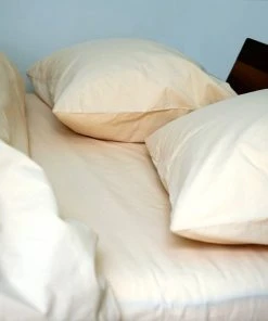 Area Home Anton Percale Duvet Cover - Ivory Home Goods