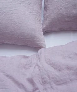 Area Home Camille Linen Duvet Cover - Lilac Home Goods 6 Area Home Camille Linen Duvet Cover - Lilac Home Goods