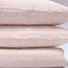 Area Home Camille Linen Duvet Cover - Pink Home Goods