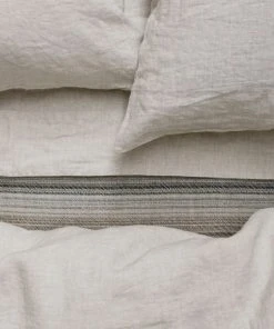 Area Home Louie Linen Duvet Cover - Natural Home Goods