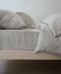 Area Home Home Goods Simone Linen Fitted Sheet