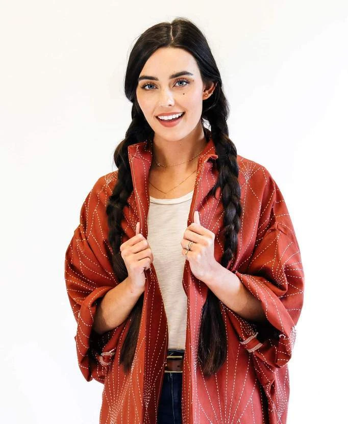 Anchal Array Cocoon Jacket Anchal Array Cocoon Jacket