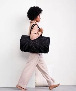 Anchal Arrow Stitch Weekender Bag